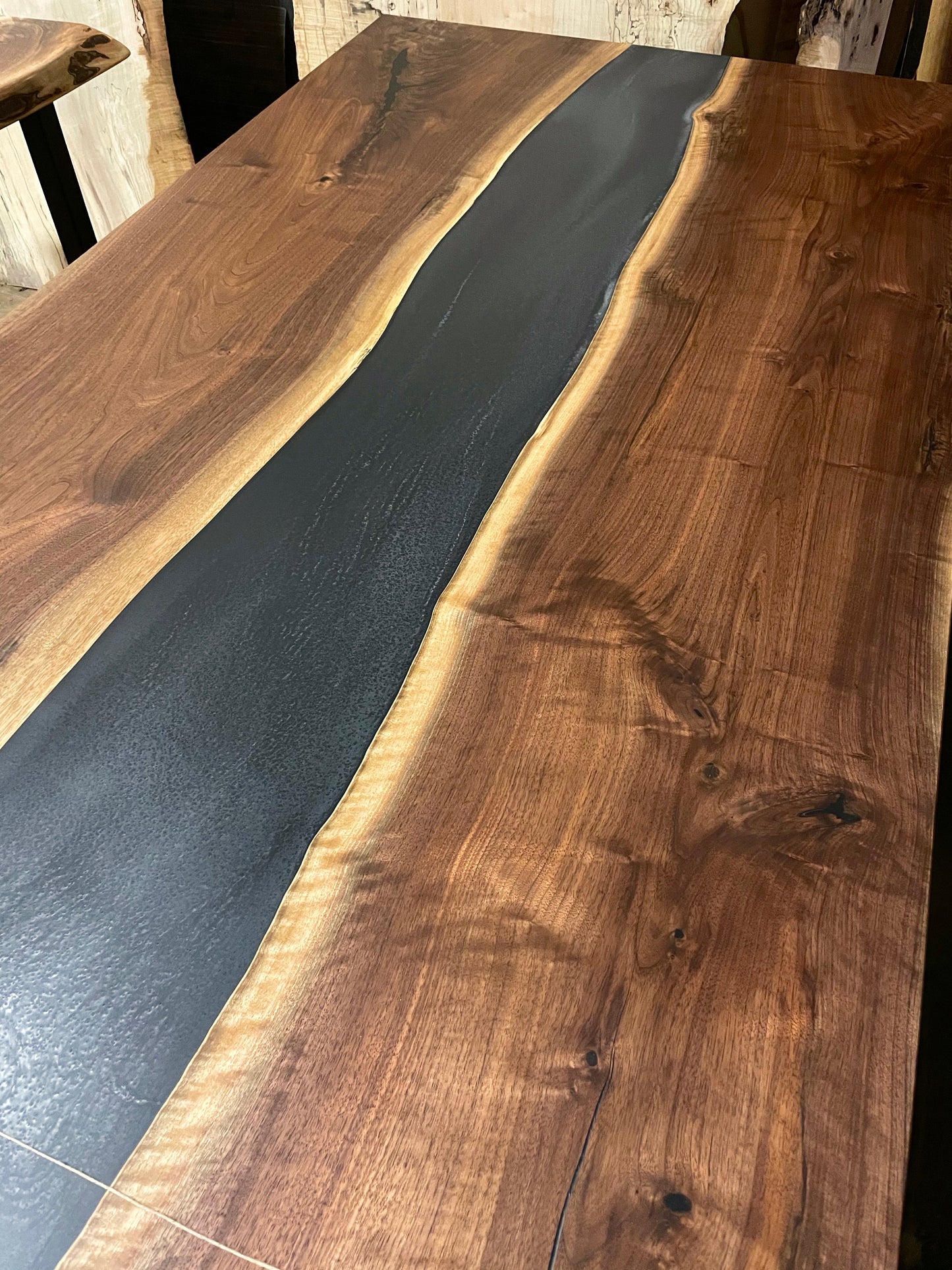 Dark Grey River Table